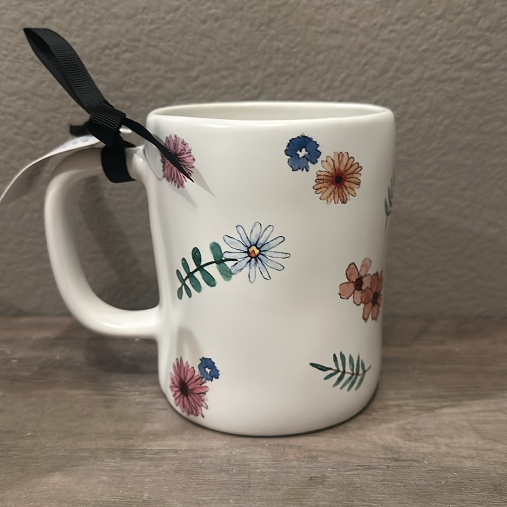 Rae Dunn Faith Family Friends Floral Mug - Picture 2 of 2